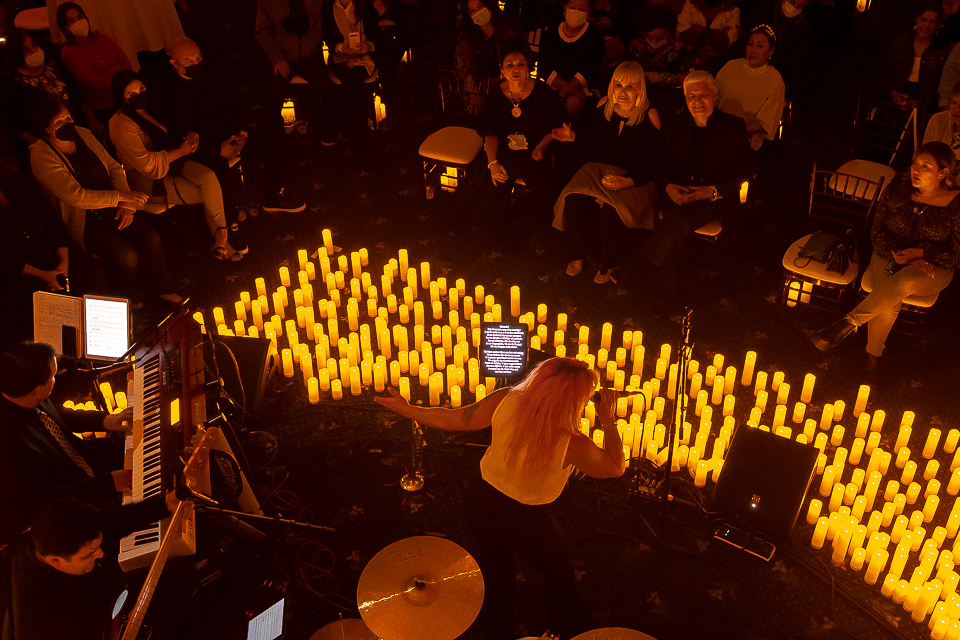 Audience at a Candlelight Juan Gabriel concert